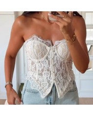 CORSET BOTONES CREMA