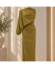 VESTIDO CAPA VERDE OLIVA
