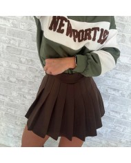 SUDADERA ESTAMPADA SOLAPA CHOCO
