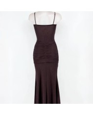 VESTIDO LUREX CORSET BRONCE