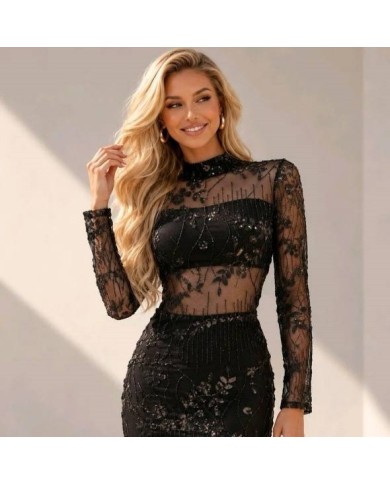 PREVENTA VESTIDO LENTEJUELAS BANDA NEGRO