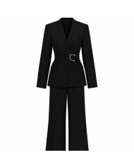 CONJUNTO TRAJE HEBILLA NEGRO