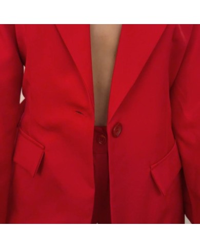 CONJUNTO TRAJE HEBILLA ROJO