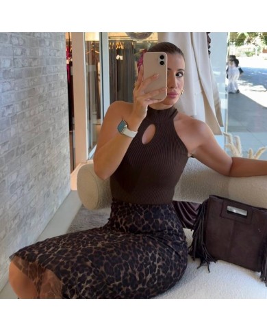 FALDA TUL ANIMAL PRINT