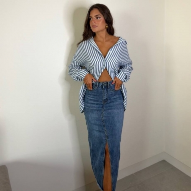 FALDA VAQUERA OSCURA