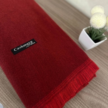 PAÑUELO CASHMERE ROJO