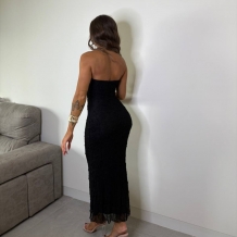 VESTIDO TEXTURA NEGRO 2