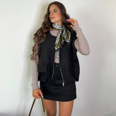 CHALECO ANTELINA NEGRO