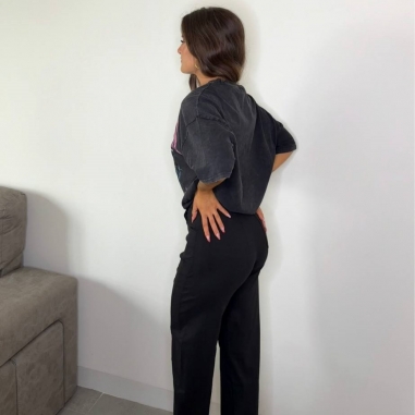 PANTALÓN CARGO NEGRO