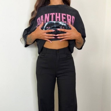 PANTALÓN CARGO NEGRO