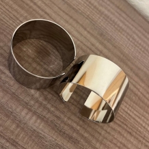 BRAZALETE ACERO PLATA 2