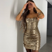 VESTIDO GOLD