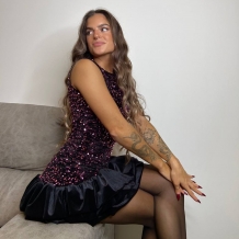 VESTIDO GLOBO LENTEJUELAS...