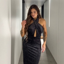 VESTIDO CRUZADO BRILLITO 2