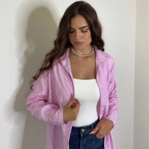 CAMISA VESTIDO RAYAS ROSITA