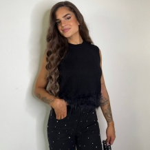 CHALECO PUNTO PLUMAS