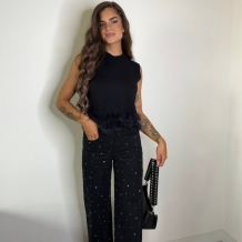 JEANS TACHAS NEGRO 2