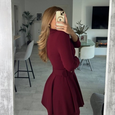 MONO VUELO CINTURÓN VINO