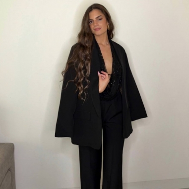 PANTALÓN TRAJE NEGRO