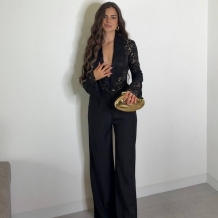 PANTALÓN TRAJE NEGRO