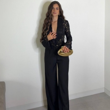 PANTALÓN TRAJE NEGRO