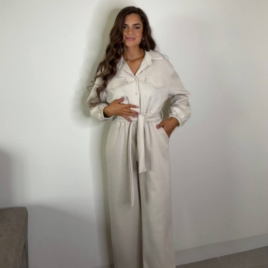 MONO DEPORTIVO CREMA