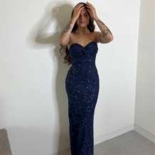 VESTIDO LENTEJUELAS MARINO 2