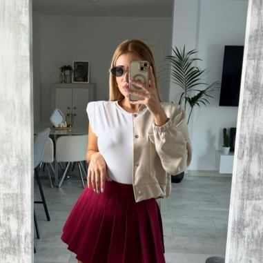 CAMISETA HOMBRERAS BLANCA