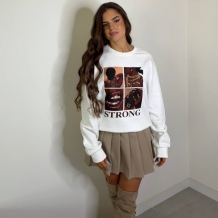 SUDADERA ESTAMPADA BLANCA 2