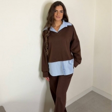 CONJUNTO CUELLO CAMISA CHOCO 2