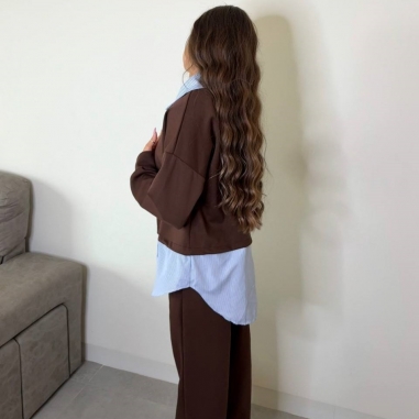 CONJUNTO CUELLO CAMISA CHOCO