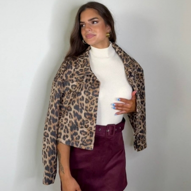 FALDA PANTALÓN CINTURÓN ANTELINA BURDEOS