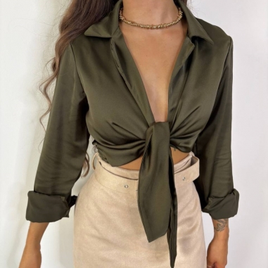 FALDA PANTALÓN CINTURÓN ANTELINA BEIGE