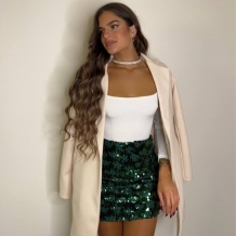 FALDA LENTEJUELAS VERDE... 2