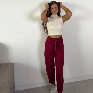 TOP PUNTO HALTER BEIGE