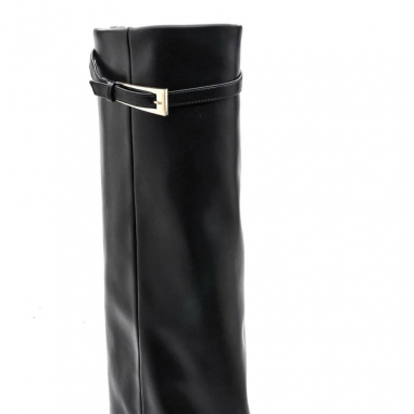 BOTA ALTA HEBILLA NEGRA