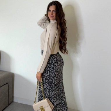 FALDA TUL ANIMAL PRINT