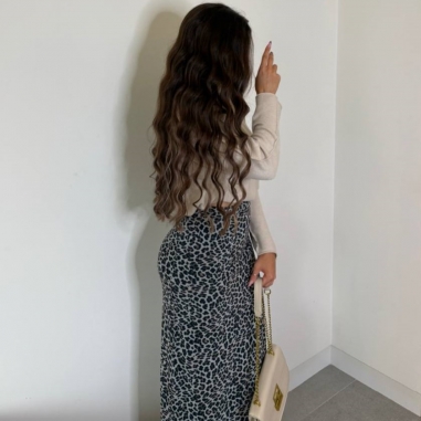 FALDA TUL ANIMAL PRINT