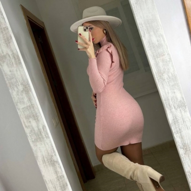 VESTIDO PUNTO VOLANTITOS ROSITA