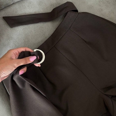 FALDA PANTALÓN HEBILLA CHOCO