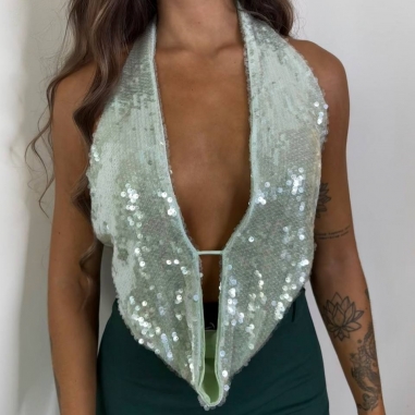 FALDA PANTALÓN CINTURÓN VERDE BOTELLA