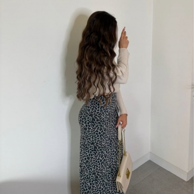 PREVENTA FALDA TUL ANIMAL PRINT CLARA