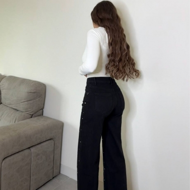 PREVENTA JEANS TACHAS NEGRO