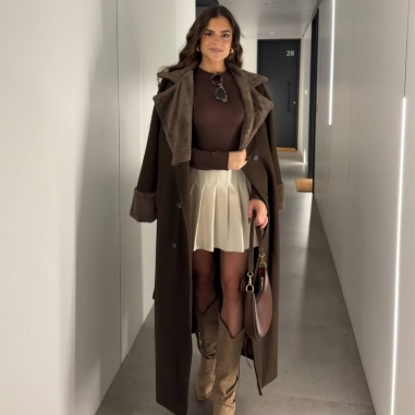 ABRIGO LARGO PELITO CHOCCO