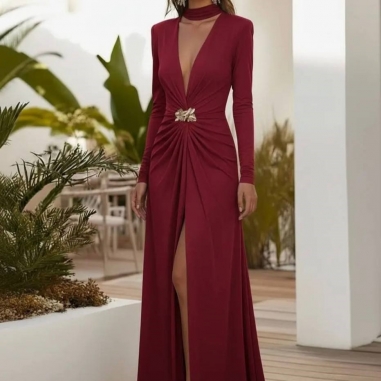 VESTIDO JOYA VINO