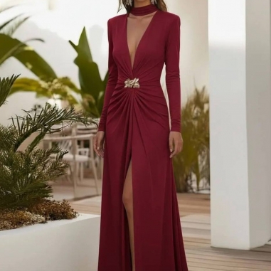 VESTIDO JOYA VINO