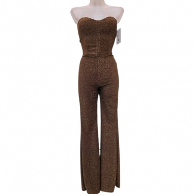 MONO LUREX CORSET CHOCO