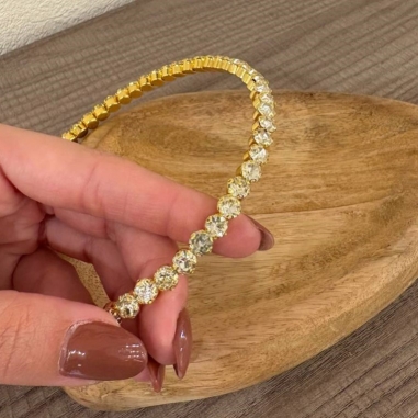 GARGANTILLA BRILLO DORADA