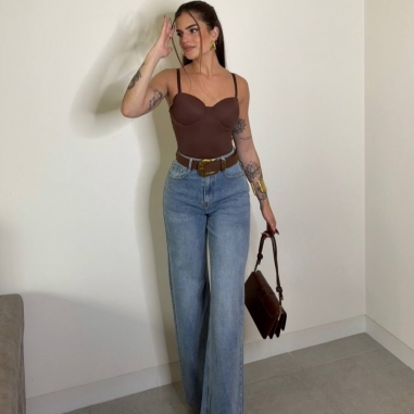 JEANS WIDE LEG