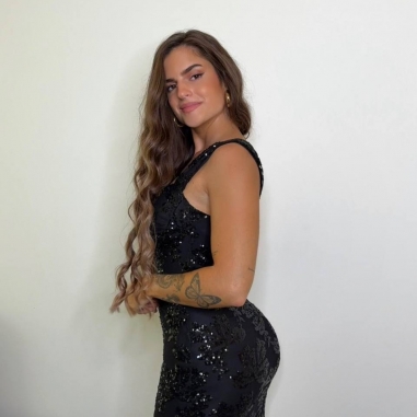 VESTIDO LENTEJUELAS NEGRO